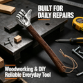 Thumbs Up Steel Hammer with Solid Wood Handle – Compact Heavy-Duty Hand Tool for DIY Repairs, Woodworking, Home Projects & Unique Gifts for Men