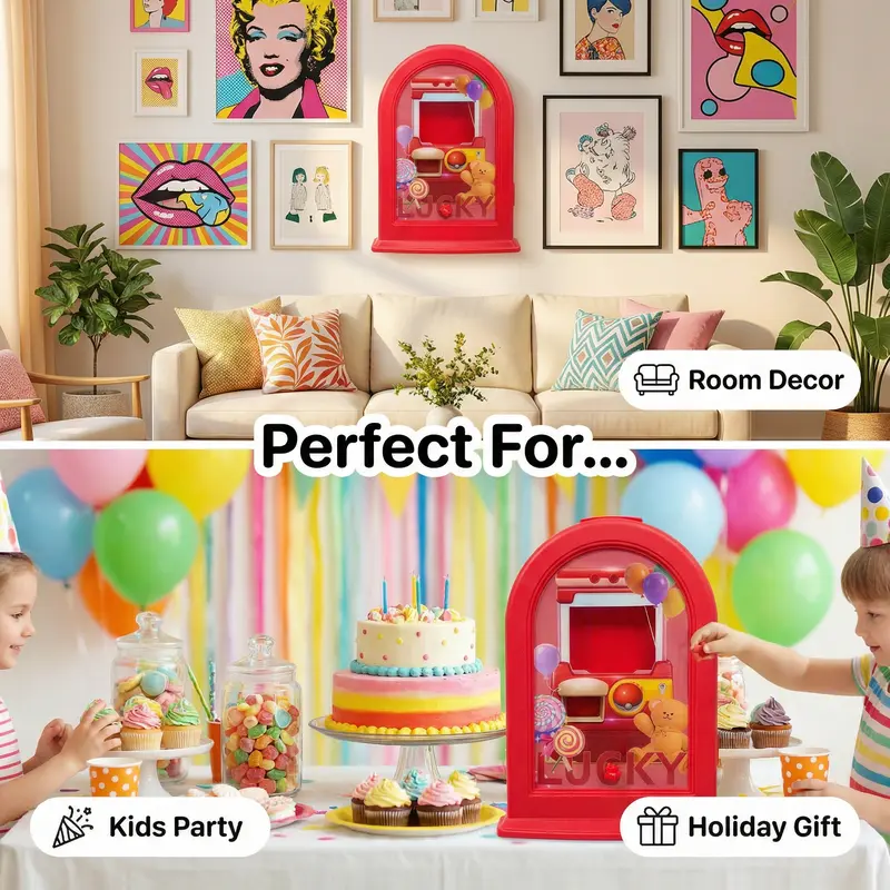 Candy Dispenser Picture Frame – Unique Wall-Mounted Treat Dispenser & Fun Gift for Kids, Adults & Pet Lovers