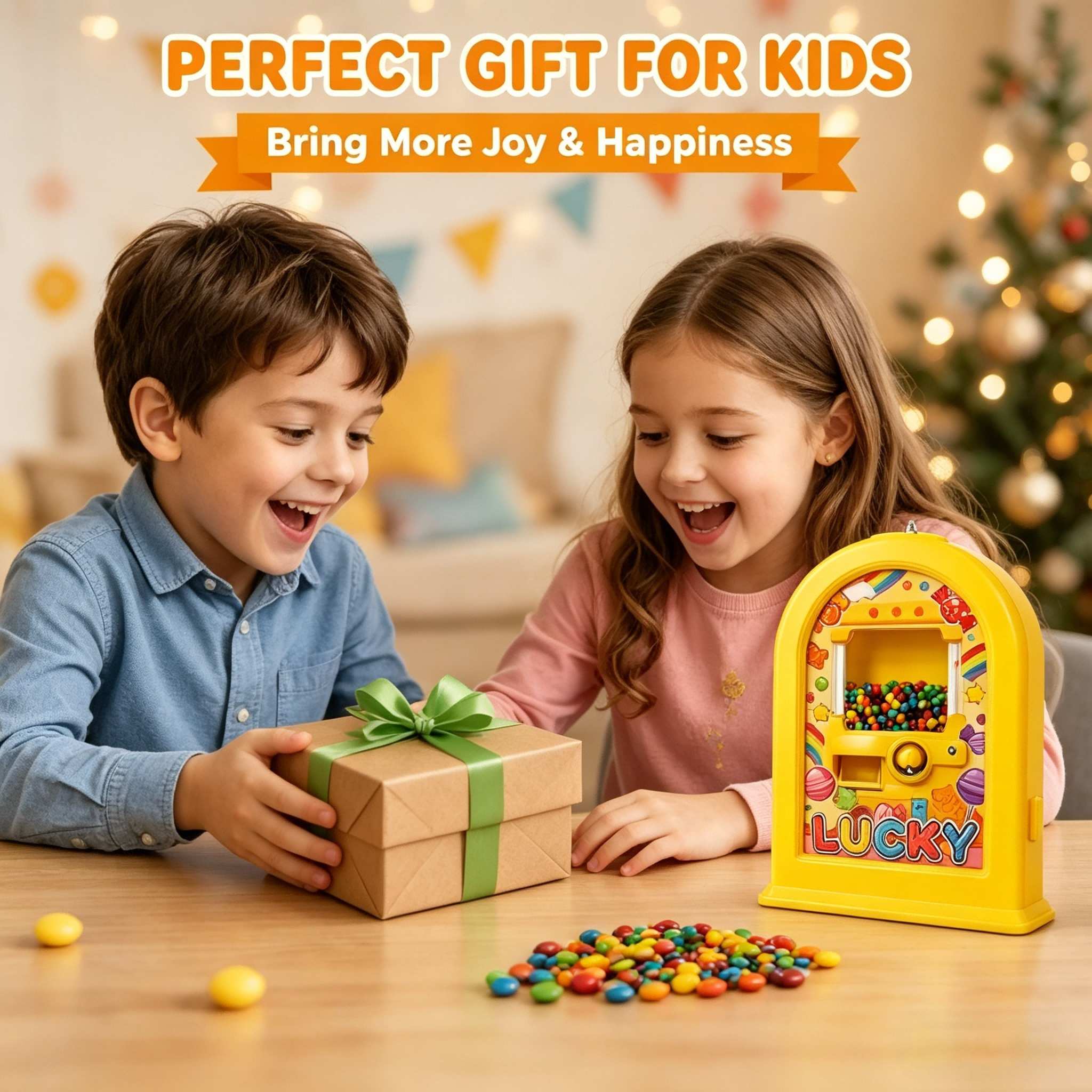 Candy Dispenser Picture Frame – Unique Wall-Mounted Treat Dispenser & Fun Gift for Kids, Adults & Pet Lovers